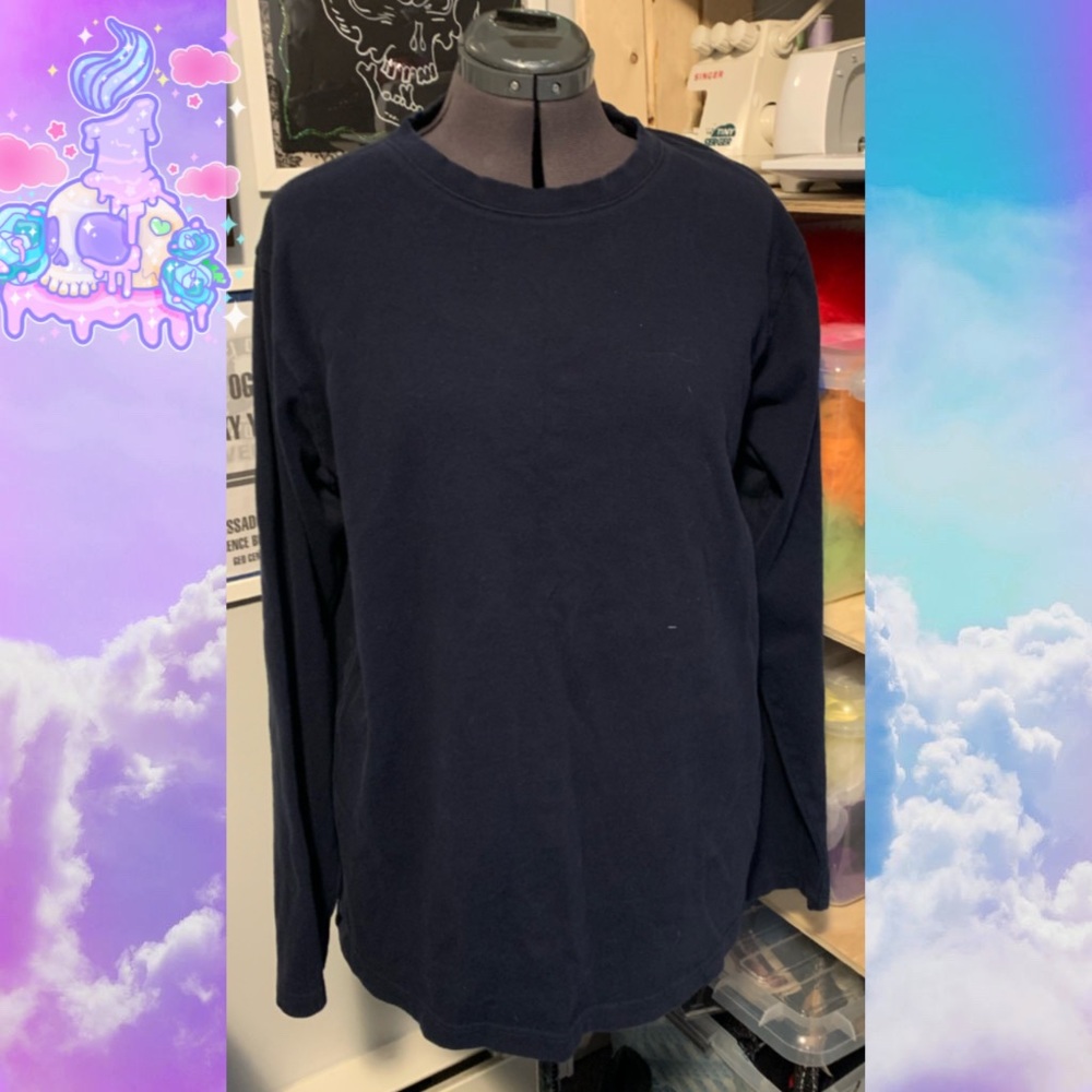 💀 Blue Long Sleeve Tee